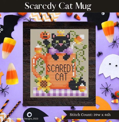 Scaredy Cat Mug - Shannon Christine Designs