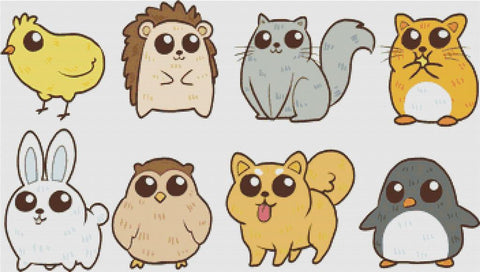 Cute Critters - X Squared Cross Stitch