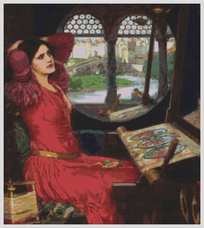 I Am Half Sick Of Shadows Said The Lady Of Shalott - Art of Stitch, The