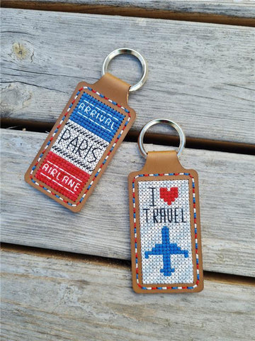 Baggage Tags - Cute Embroidery by Kate