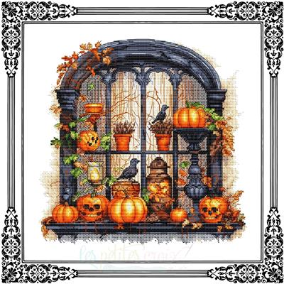 Halloween Window - Les Petites Croix De Lucie