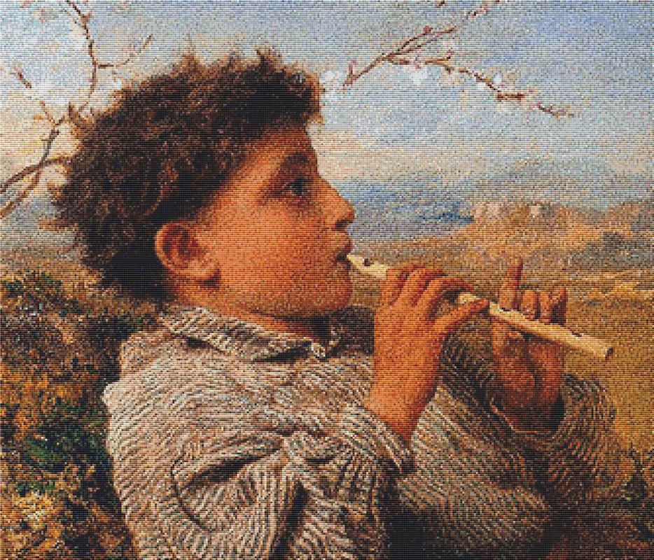 Shepherd Piper - X Squared Cross Stitch