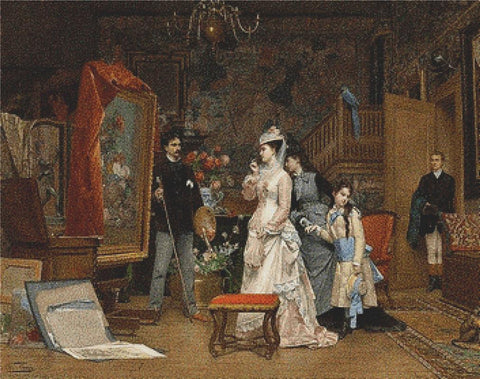 Visit To The Artist’s Studio - X Squared Cross Stitch