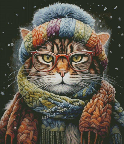 Winter Kitty - Artecy Cross Stitch