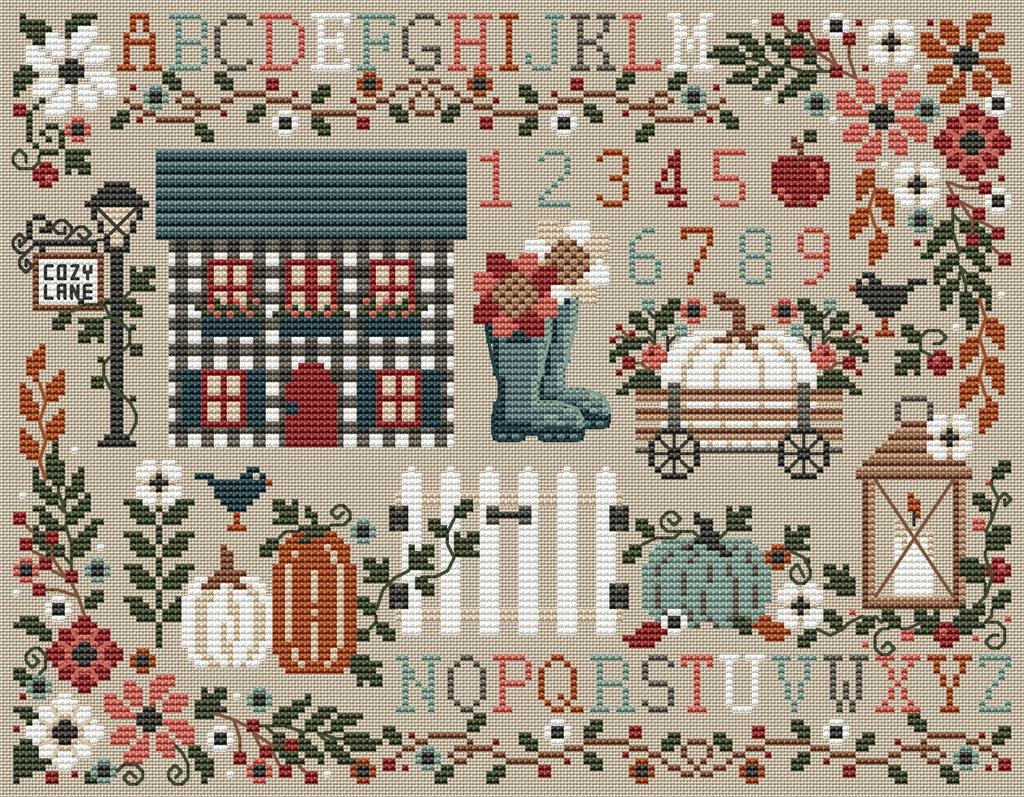 Cozy Lane Sampler - Erin Elizabeth Designs