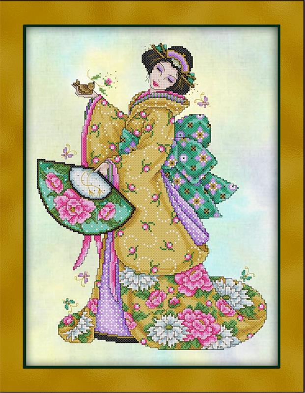 Golden Geisha - Joan Elliott Designs