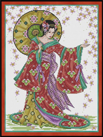 Red Geisha - Joan Elliott Designs