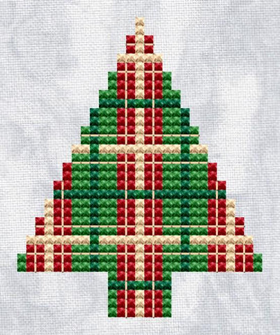 Christmas Tree - Cute Embroidery by Kate