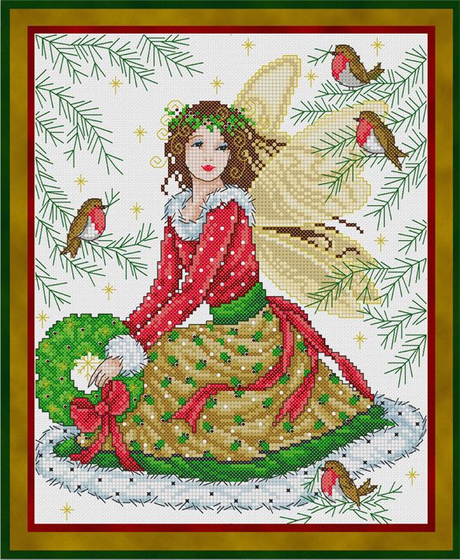 Sweet Christmas Fairy - Joan Elliott Designs