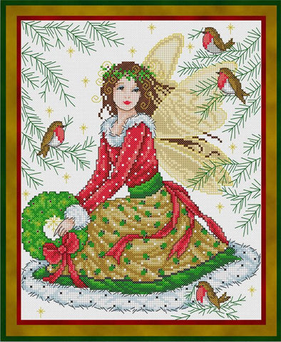 Sweet Christmas Fairy - Joan Elliott Designs