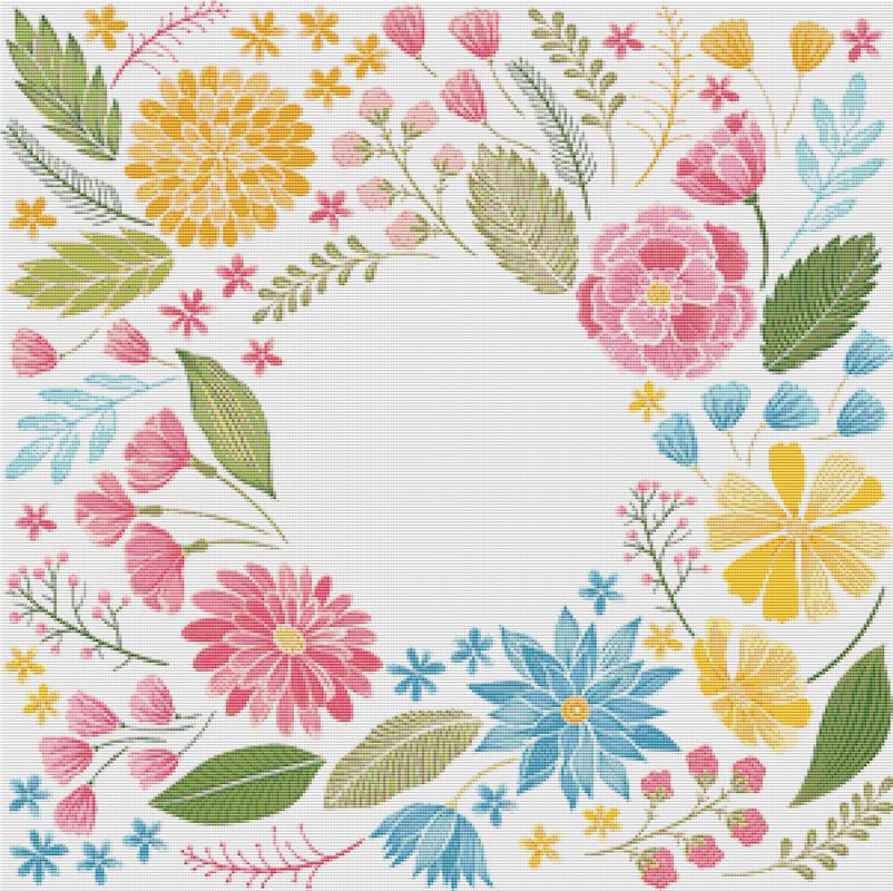 Floral Collection - X Squared Cross Stitch
