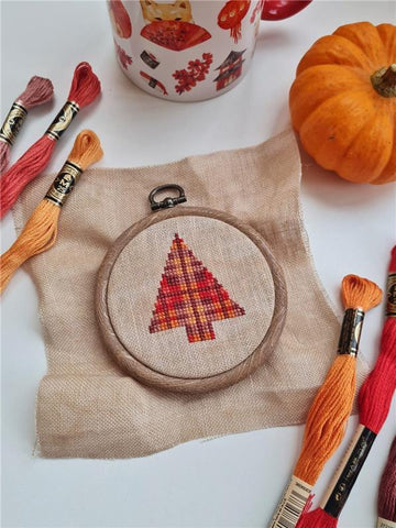 Autumn Tree - Cute Embroidery by Kate