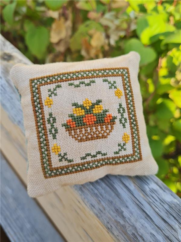 Fruit Basket - Cute Embroidery by Kate
