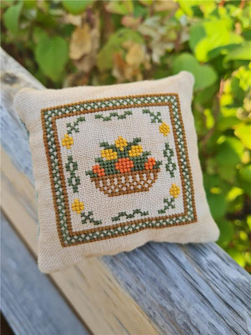 Fruit Basket - Cute Embroidery by Kate