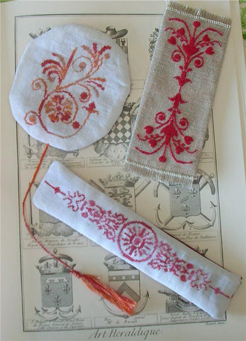 Red Bookmarks - Alessandra Adelaide Needleworks