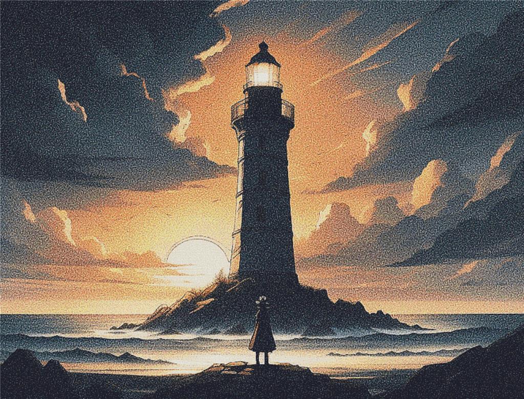 Lighthouse Of Wonder - X Squared Cross Stitch