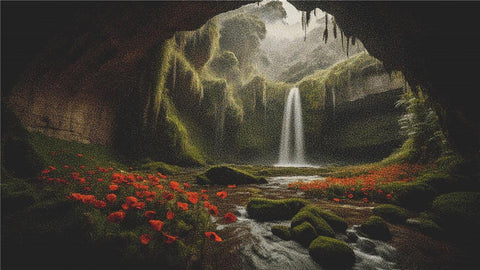 Poppy Grotto - X Squared Cross Stitch