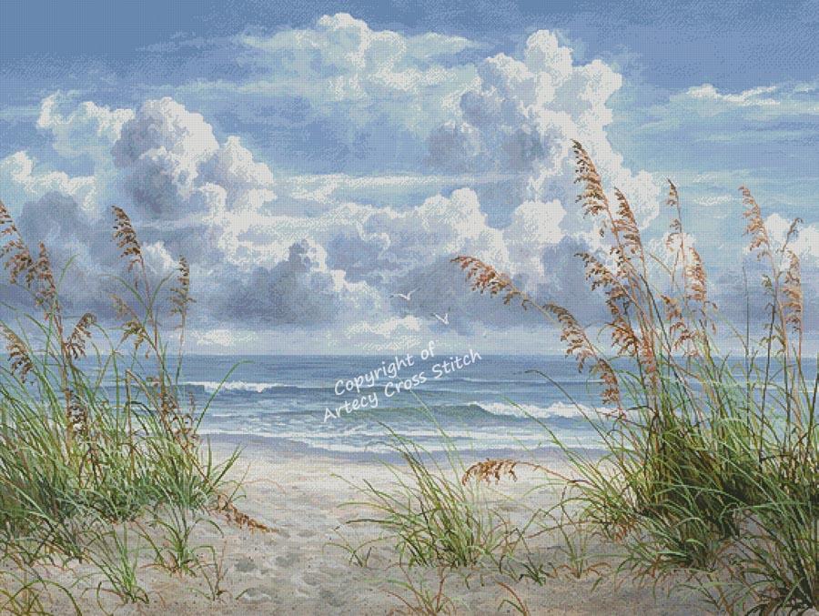 Summer Beach Breeze (Large) - Artecy Cross Stitch