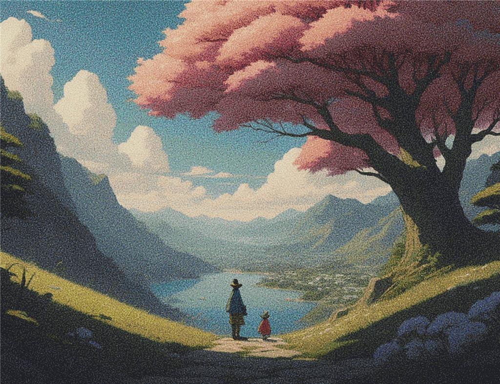 Peaceful Outlook - X Squared Cross Stitch
