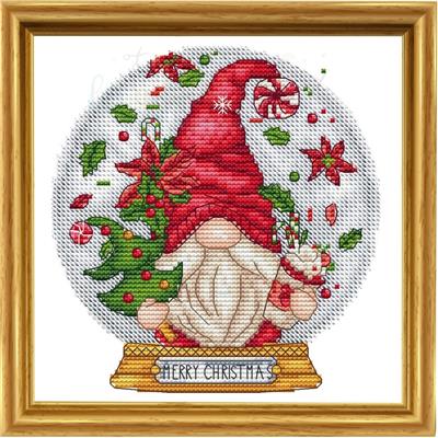 Snow Globe Christmas Gnome - Les Petites Croix De Lucie