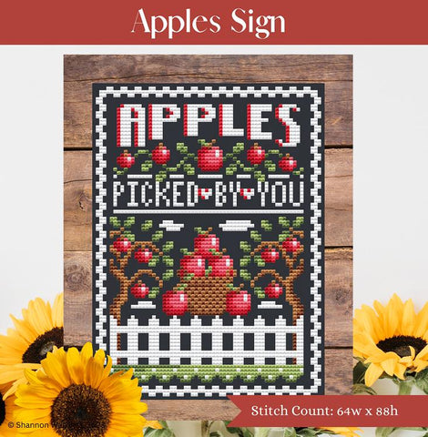 Apples Sign - Shannon Christine Designs
