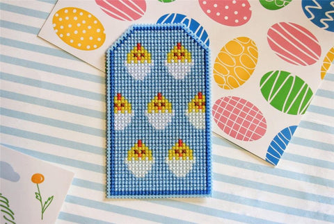 Easter Tag: Chickens - Cute Embroidery by Kate