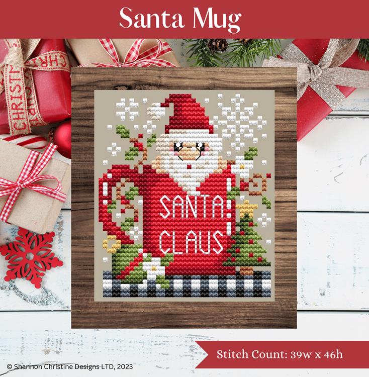 Santa Mug - Shannon Christine Designs