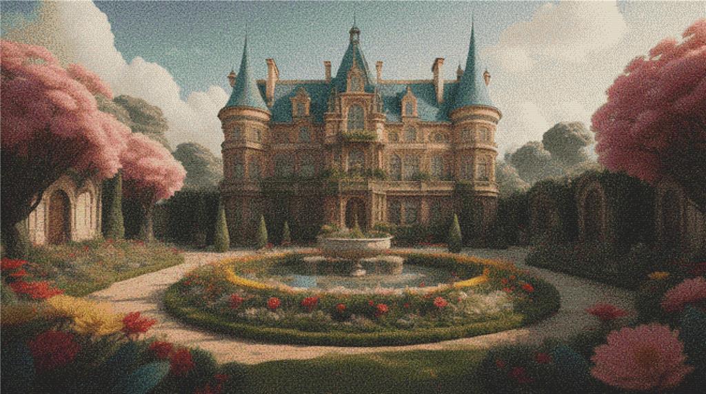 Beautiful Estate - X Squared Cross Stitch