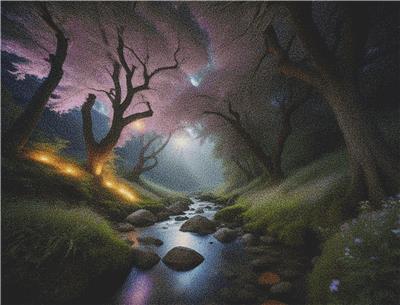 Secluded Glen - X Squared Cross Stitch