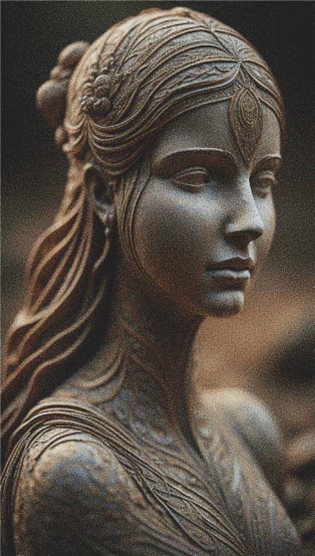 Stone Woman - X Squared Cross Stitch