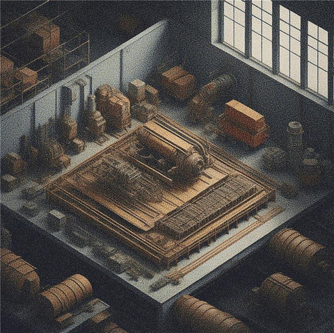 Industrial Factory Scene - X Squared Cross Stitch