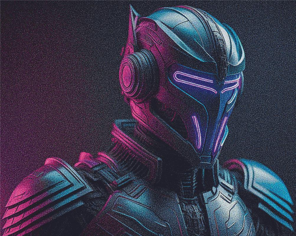 Masked Bot - X Squared Cross Stitch