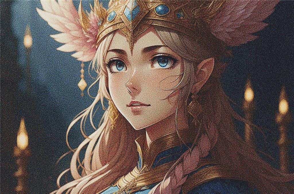 Portrait Of A Princess - X Squared Cross Stitch