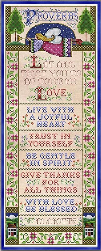 Proverbs Sampler - Joan Elliott Designs