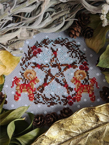 Yule Time Favours Christmas - StitchSprout Cross Stitch