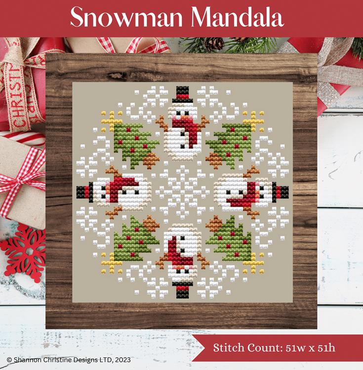 Snowman Mandala - Shannon Christine Designs