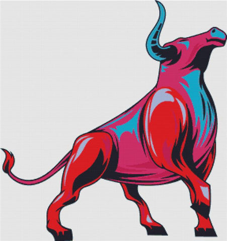 Spanish Bull - X Squared Cross Stitch