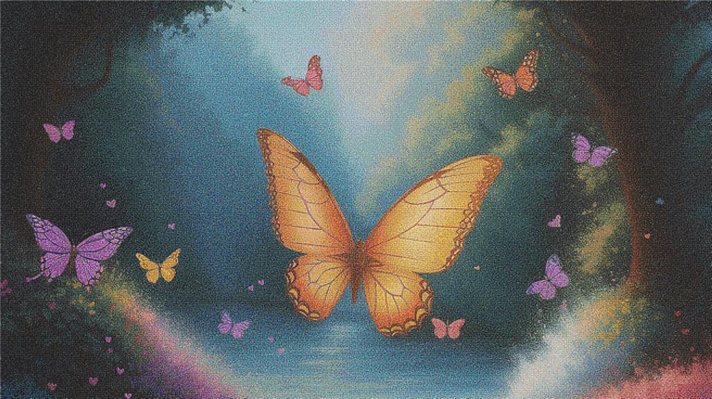 Butterfly Grove - X Squared Cross Stitch