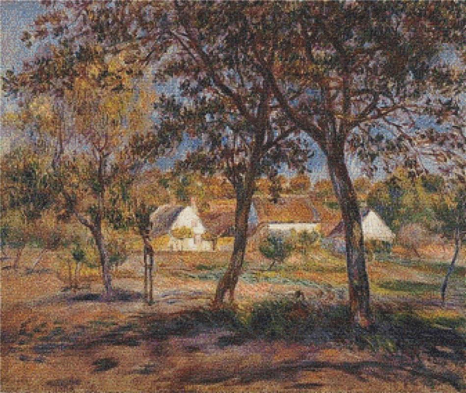 Outskirts Of Pont-Aven - X Squared Cross Stitch