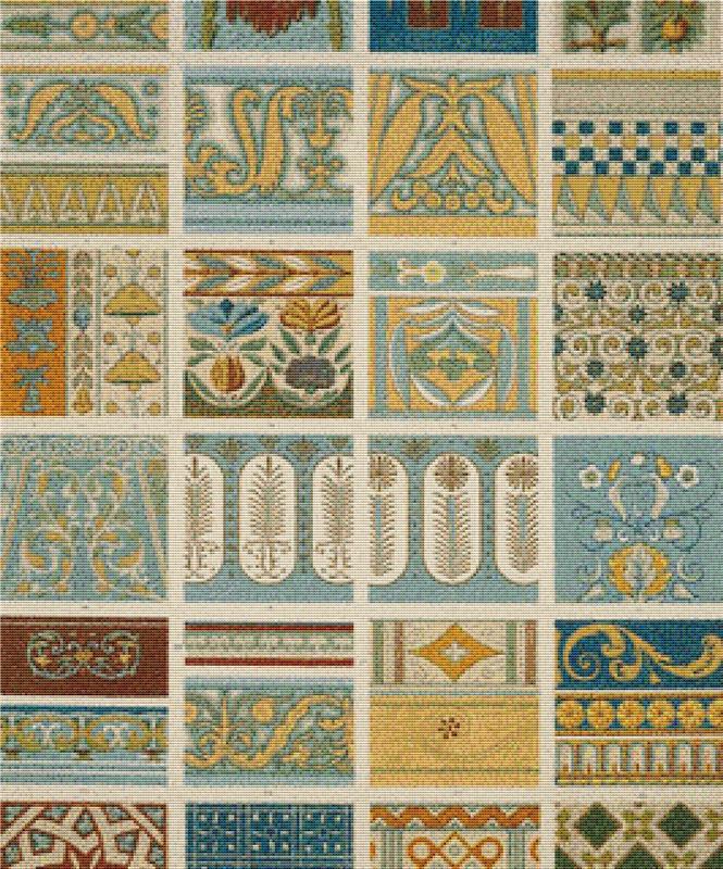Renaissance Ornament No. 6 - X Squared Cross Stitch
