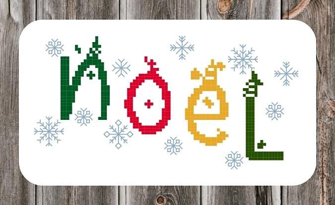 Noel With Snowflakes - Iris Originals