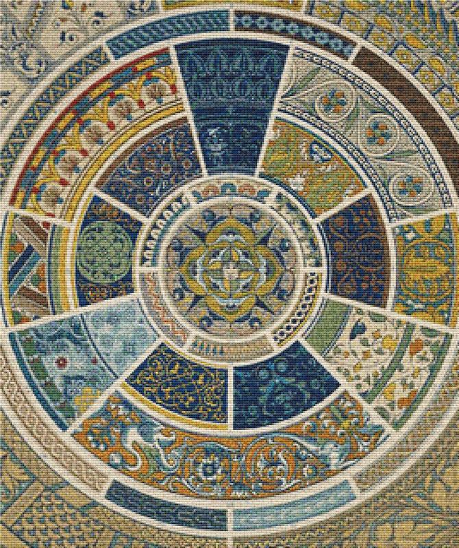 Renaissance Ornament No. 5 - X Squared Cross Stitch