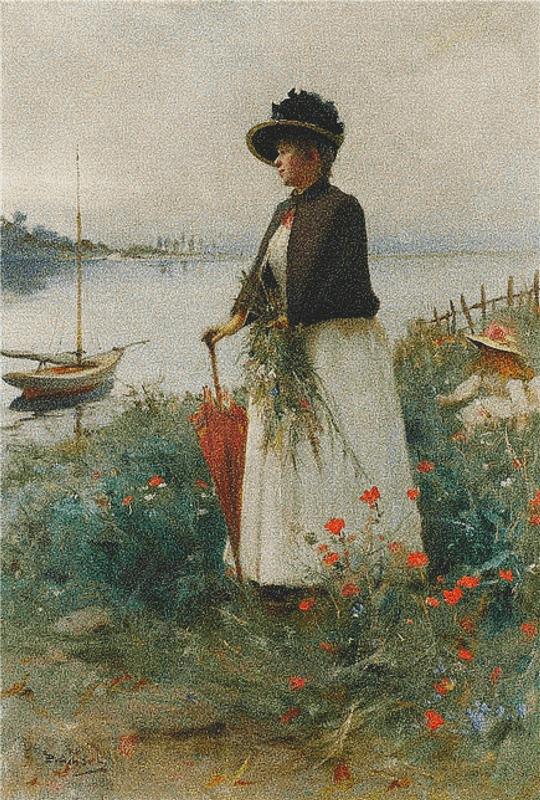 Picking Flowers - X Squared Cross Stitch