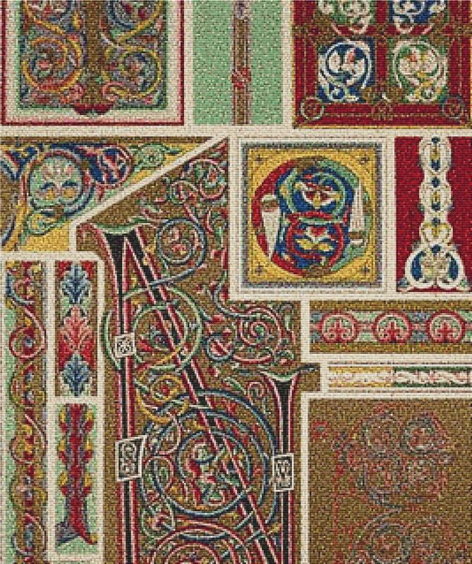 Medieval Ornament Illuminated Manuscripts No. 1 - X Squared Cross Stitch