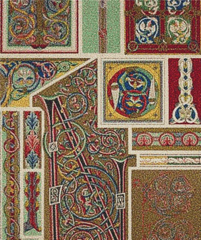 Medieval Ornament Illuminated Manuscripts No. 1 - X Squared Cross Stitch