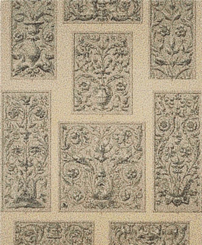 Renaissance Ornament No. 1 - X Squared Cross Stitch