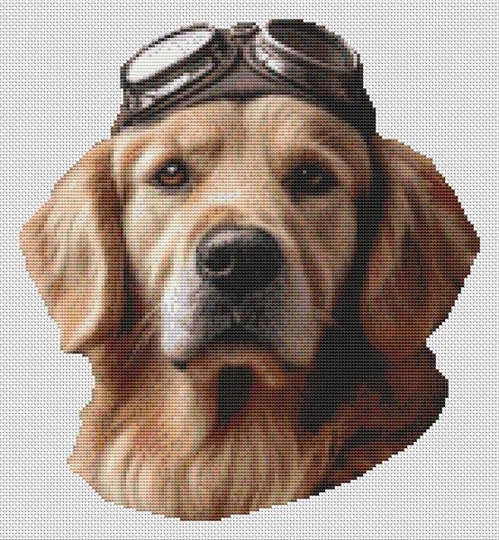 Pilot Close-Up - White Willow Stitching
