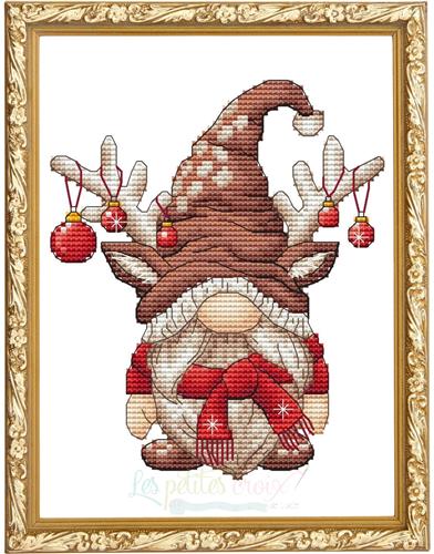 Reindeer Gnome - Les Petites Croix De Lucie