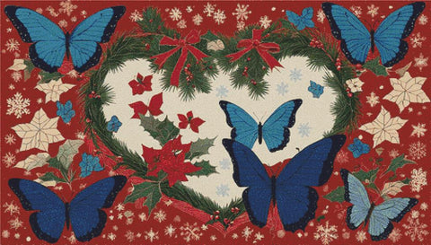 Japanese Christmas Butterflies - X Squared Cross Stitch