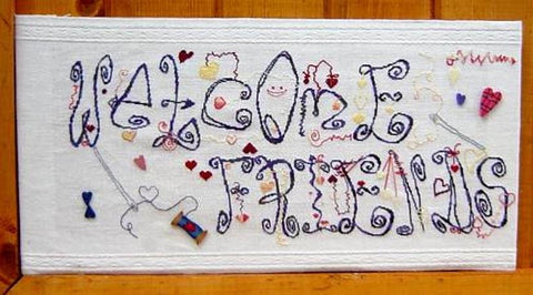 Welcome Friends - Alessandra Adelaide Needleworks